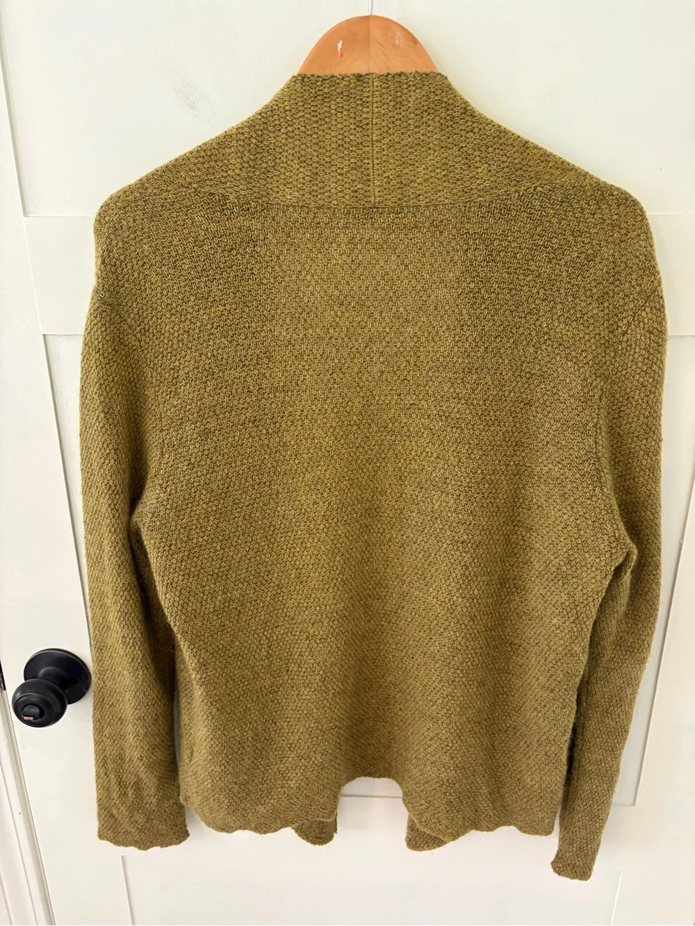 Eileen Fisher Open Front Wool Mohair Cashmere Blend Cardigan Sweater. Size XL.
